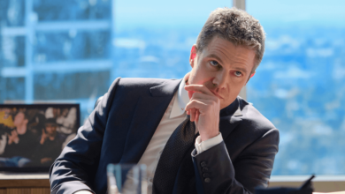 Suits LA promotional image featuring Harvey Specter