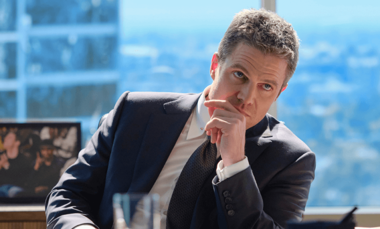 Suits LA promotional image featuring Harvey Specter