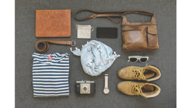A collection of trending fashion accessories, including statement jewelry, handbags, sunglasses, and footwear for every season and style preference.