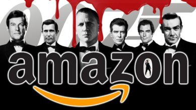 Amazon MGM Studios logo alongside James Bond 007 emblem.