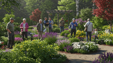 Visitors exploring low-maintenance plants during Bloomin’ Easy Days at Minter Country Garden in Chilliwack.