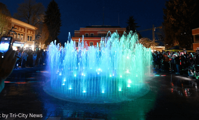 Leigh Square reopening in Port Coquitlam, a vibrant community hub for arts and culture.