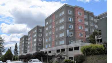Modern townhome development in Central Nanaimo showcasing community-centric design.