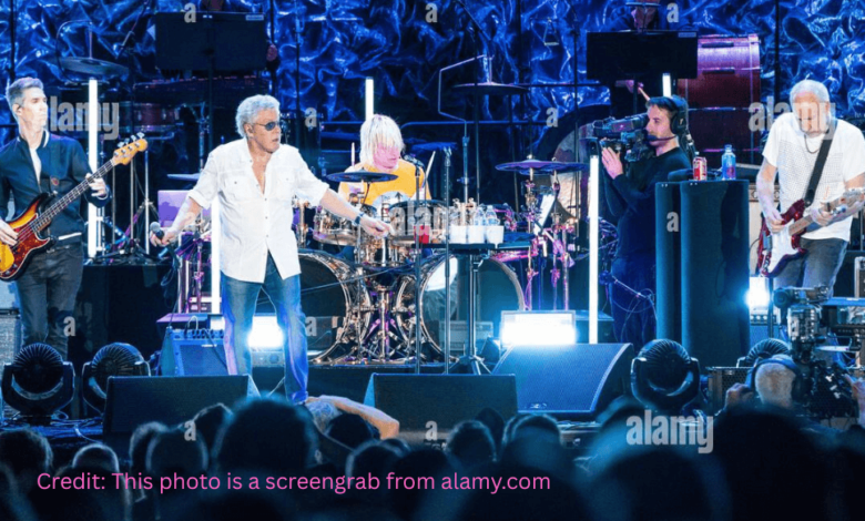 Zak Starkey performing with The Who at Royal Albert Hall
