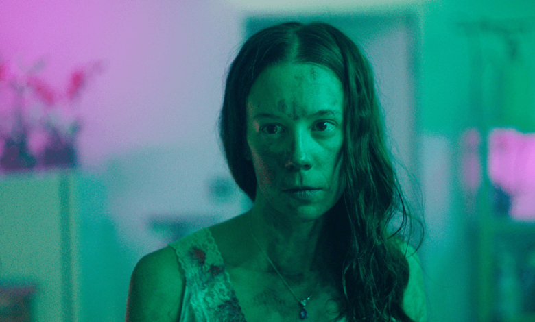 Chloe Pirrie in a scene from 'Kryptic' movie