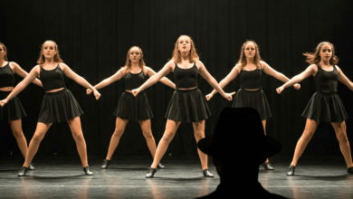 1920s Chicago stage production in Maple Ridge, bringing the Jazz Age to life on stage.