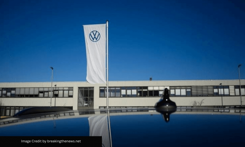 Rendering of Volkswagen's planned EV battery plant in St. Thomas, Ontario