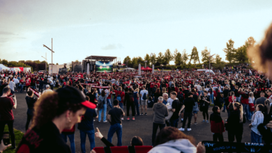 People attending Langley events May 2025 festival outdoors