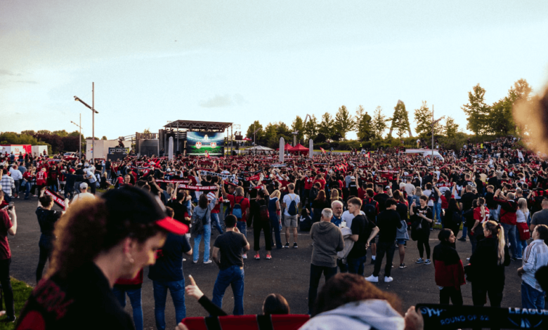 People attending Langley events May 2025 festival outdoors
