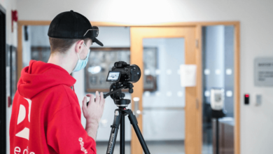 Langley students reporting for student journalism program