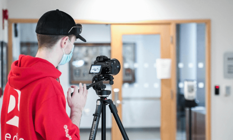 Langley students reporting for student journalism program
