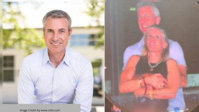 Astronomer CEO Andy Byron at a public appearance before being placed on leave after the Coldplay concert controversy