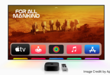 Apple TV 4K 2025 device with new design, gaming features, and smart home integration