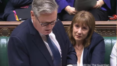 Rachel Reeves wipes away tears during PMQs after emotional Commons exchange