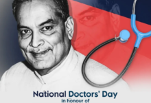 Doctors honored on National Doctor’s Day 2025 in India with Dr. B.C. Roy’s portrait