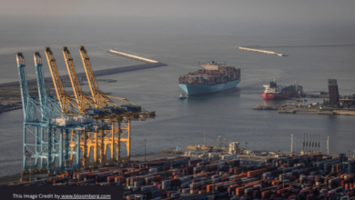 President Trump and Chinese shipping containers symbolizing renewed trade tensions