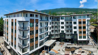 Shared housing and co-op buildings in Vancouver for budget-conscious residents.