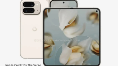 Concept render of Google Pixel 10 Pro Fold with premium color finishes and foldable screen variant