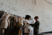 Toronto fashion designer working with organic cotton to create sustainable clothing