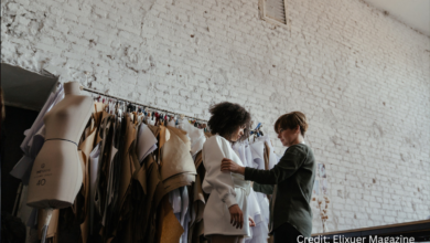Toronto fashion designer working with organic cotton to create sustainable clothing