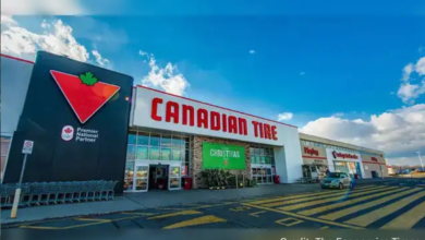 Canadian Tire’s Toronto headquarters building, symbolizing the 2025 corporate layoffs and organizational restructuring.