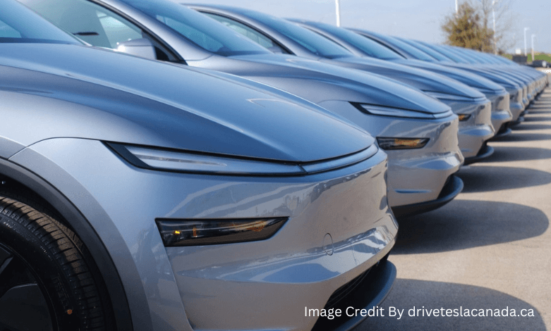 Tesla Model Y in Diamond Black with new Canadian pricing