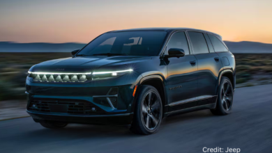 Jeep Wagoneer S EV luxury electric SUV in front view