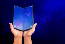 Futuristic foldable smartphone for Apple September 9 event