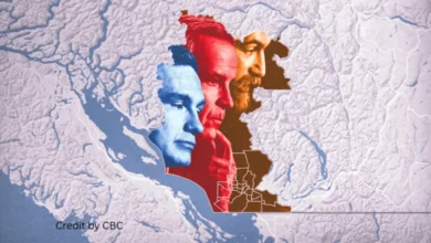 Map of Metro Vancouver’s new ridings showing updated federal electoral boundaries for 2024