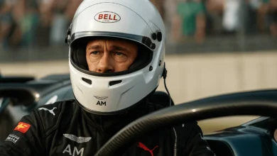 Brad Pitt in F1 movie trailer racing suit
