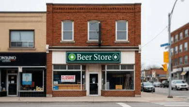Beer Store building in Ontario marked for closure amid provincial retail reform