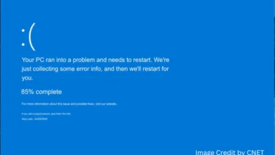 Black and green Windows 11 error screen replacing traditional blue screen of death