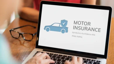 car insurance quote online comparison on laptop showing motor insurance options
