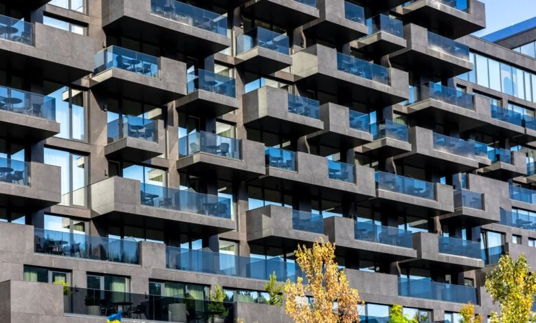 Modern apartment building representing BC rent increase 2027